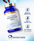 Magnesium Oxide 400Mg | 180 Softgels | Non-Gmo And Gluten Free Formula | By Carlyle