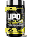 Nutrex Research Lipo6 Black Intense Ultra Concentrate Thermogenic Belly Fat Burner For Men And Women Diet Weight Loss Supplement And Appetite Suppressant 60 Diet Pills