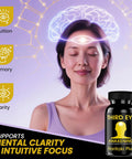 Kailash Herbals Third Eye Awakening Organic Haritaki Capsules- Kailash Herbals-100 Capsules 650 Mg Each Terminalia Chebula Vegan