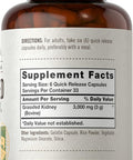 Carlyle Grass Fed Beef Kidney Supplement | 200 Capsules | 3000mg | Pasture Raised Desiccated Bovine Supplement | Hormone and Pesticide | Non-GMO Gluten | by Herbage Farmstead