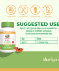 Maryruth'S Fiber Gummies For Kids 2 Month Supply Sugar Free Soluble Fiber Supplement Gut Health & Digestion Support 3G Fiber Per Gummy Vegan 60 Count