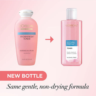 L'Oreal Paris Paris Skincare Hydrafresh Toner Alcohol Toner With Pro Vitamin B For Face Fl Pack Of 1 Multi