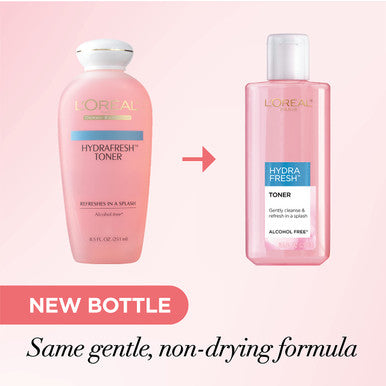 L'Oreal Paris Skincare Hydrafresh Toner Alcohol Free Toner With Pro Vitamin B For Face Fl Pack Of 1 Multi