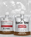 Rich Piana 5% Nutrition Snack Time | Squeezable Protein Ss | High Protein Snack Pouches | Convenient, Real Food Protein from Peanuts & Egg Whites | 10-Count (Chocolate Peanut Butter)