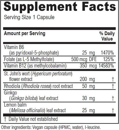 Vitanica Uplift Mood and Emotional Support Vegan 60 Capsules