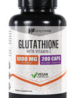 Healthfare Glutathione 1000Mg | 150 Capsules | Gsh L-Glutathione Reduced | Antioxidant Support | Gluten-Free & Non-Gmo | Made In The Usa