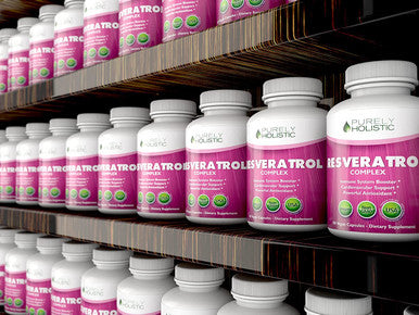 Purely Holistic Resveratrol 1450Mg, 90 Servings, Trans-Resveratrol Antioxidant Supplement With Vitamin C And Polyphenol Complex, 180 Vegan Capsules, Promotes Anti Aging & Cardiovascular Health