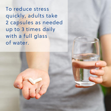 Quick Calm Mood Support Supplement with Ashwagandha, L-Theanine, and Passionflower for Rapid Stress Relief and Relaxation 60 Capsules