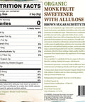 Sweet Formula Organic Golden Monk Fruit Sweetener with Allulose - Raw Cane Sugar Substitute, Coffee, Tea, Baking, Erythritol Free, Gluten Free, Vegan, Keto Friendly, Sugar Replacement (1.76 lb)
