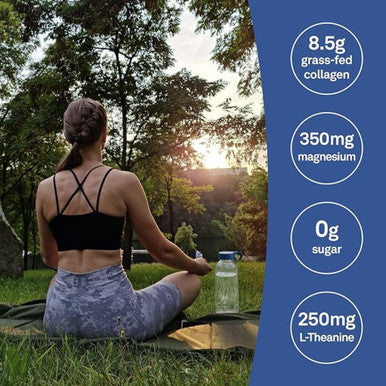Organika Enhanced Collagen Relax Powder With Magnesium Bisglycinate And L-Theanine- Provides Calming Effect, Aids In Sleep, Sustained Energy Levels Throughout The Day- 250G