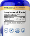 Carlyle Vitamin B12 1000Mcg | 400 Tablets | Vegetarian, Non-Gmo, Gluten Free