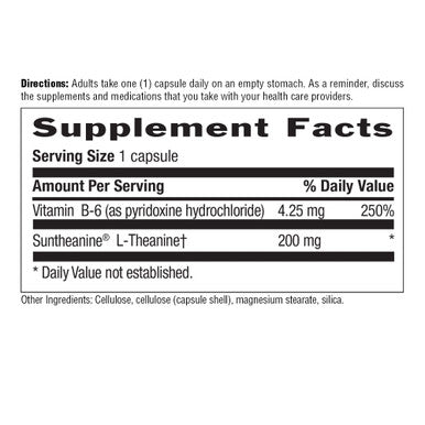 Country Life L-Theanine 200Mg Suntheanine L-Theanine 60 Vegan Capsules Certified Gluten Free Certified Vegan Certified Halal