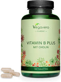 B Complex VegaveroÃƒâ€šÃ‚Â® | All 8 B Vitamins, Choline & Inositol | NO Artificial Additives | 180 Vegan Tablets