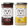 Whipped Honey Gift Set by Savannah Bee - Creamy, Smooth, Spreadable and absolutely Delicious - 100% Natural and Pure Honey - 12 Oz (Cinnamon and Chocolate)