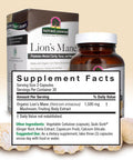 Nature'S Answer Lions Mane Mushroom Powder 1500 mg 90-Capsules | Brain Mushroom Supplement | Promotes Focus Memory Mental Clarity | Vegan Non-GMO | Single Count