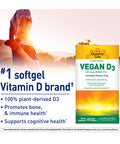 Country Life Vegan D3 5000 Iu 60 Softgels Certified Gluten Free Certified Vegan