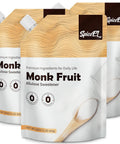 SPICEEL Monk Fruit Sweetener with Allulose - Zero Calorie White Sugar Substitute, No Erythritol, Keto Friendly, from Monk Fruit Extract for Baking, Coffee&Tea, Gluten Free, Vegan, Sugar Replacement(1lb pack of 1)
