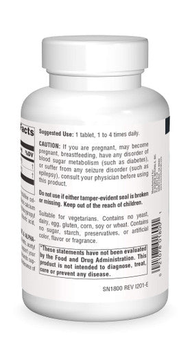 Source s Acetyl L-Carnitine & Alpha-Lipoic 650mg - 120 Tablets