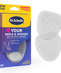 Dr. Scholl's Ball of Foot Cushions for High Heels (One Size) // Relieve and Prevent Ball of Foot Pain with Discreet Cushions That Absorb Shock and Make High Heels More Comfortable