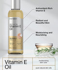 Vitamin E Oil For Skin 30,000 IU | 4 fl oz | 100% Pure Oils | Moisturizing Oil | Non-GMO, Vegetarian | By Horbaach | Packaging May Vary
