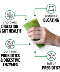 Force Factor Smarter Greens Superfoods Powder to Support Digestion Gut Health Bloating Greens Powder with Probiotics Prebiotics Digestive Enzymes & Adaptogens Pomegranate Berry 30 Servings