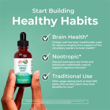 Maryruth's Organics Ginkgo Leaf Liquid Drops 60 Servings