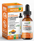 Renew Actives Turmeric Liquid Extract With Ginger & Lemon Oil