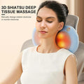 Neck Massager - Shoulder Back Massager With Heat For Pain Relief,Shiatsu Electric Deep Tissue 3D Neck Back Shoulder Massage Pillow,Gifts For Women Men(Blue)