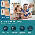 Silicone Scar Sheets (2 Rolls), Medical Grade Silicone Scar Tape, Scar Removal Strips For Acne, Burn Scars C-Section & Keloid Surgery Scars Sheets Treatment Sheets - 8 Month Supply