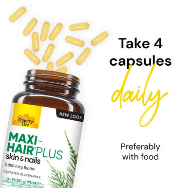 Country Life Maxi-Hair Plus Capsules 120'S