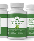 PURE ORIGINAL INGREDIENTS Lemon Balm Extract, (100 Capsules) Always Pure, No Additives Or Fillers, Lab Verified