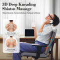 Shiatsu Low Back Massager - 3D Kneading Massage Pillow For Pain Relief,Portable Rolling Massager For Home Office,Ideal Gifts For Mom Dad