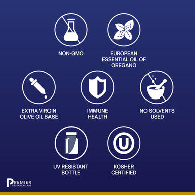 Premier Research Labs Oregano Oil - Supports Body Health - Features Essential Oil From The Leaves & Flowers Of The Oreganum Vulga