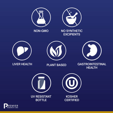 Premier Research Labs Turmeric - Liver Support & Gastrointestinal Health - Naturally Occurring Curcuminoids - Digestive Support