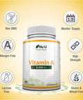 Vitamin A 8000 IU - High Strength Vitamin A Supplement, 400 Softgels 13 Month Supply - Supports The Maintenance of Normal Skin & Vision, Easy to Swallow