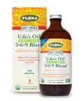 Flora Udos Choice HighLignan 369 Omega Oil Blend Udos Oil Balanced 211 Ratio of Omega Fatty Acids Made with Organic Flax Sesame Sunflower Seed Oils 17oz. Glass Bottle