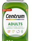 Centrum Multivitamin Multimineral Supplement For Adults 200 Tablets