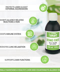Supersmart Desmo Forte Liver Support Supplement 12 Liquid Extract of Desmodium Asdscendens NonGMO Gluten Free 250 ml