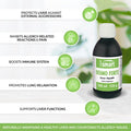 Supersmart Desmo Forte Liver Support Supplement 12 Liquid Extract of Desmodium Asdscendens NonGMO Gluten Free 250 ml