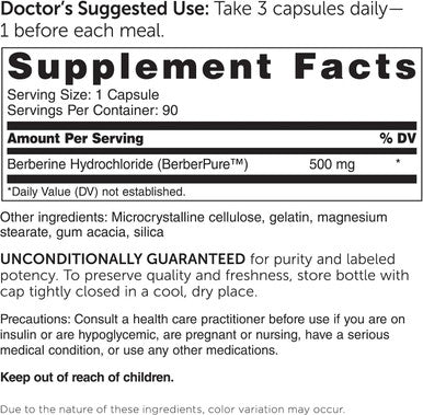 Dr. Whitaker Clinical Grade Berberine 1,500Mg Per Daily Serving 30 Day Supply