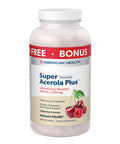 American Health Super Acerola Plus Chewable Wafers, 500 Mg, Berry, 300 Count
