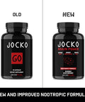 Jocko Fuel Discipline Go Brain Booster - Nootropic Dietary Supplements For Memory & Focus - Preworkout Energy & Focus Supplement (90 Capsules)