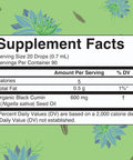 Maryruth Organics Black Seed Oil Liquid Drops Cold Pressed 3 Month Supply USDA Organic Black Cumin Seed Oil Immune Support Respiratory Health Sugar Vegan Non-GMO Gluten 2 Fl Oz
