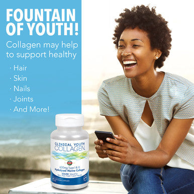 Kal 600 Mg Clinical Youth Collagen Type I & Iii, 60 Count