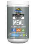 Garden of Life Dr. Formulated Keto Meal Balanced Shake - Vanilla Powder 14 Servings Truly Grass Fed Butter & Whey Protein Plus Probiotics Non-Gmo Gluten Free Ketogenic Paleo Meal Replacement