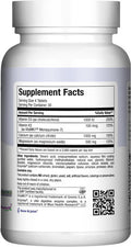 Maxi Health Calcium with Vitamin D3 K2 and Magnesium - Overall Health Supplement for Strong Bones and Teeth Muscle Function Immune Support - Vitamin D Vitamin K Enhanced Absorption for Women & Men 120 Tablets