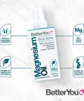 BetterYou Pure and Clean Magnesium Spray with Magnesium Chloride, 31% Concentration, 3.4 Fl Ounce (600 Sprays)