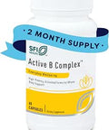 Klaire Labs Sfi Health Active B Complex Methylated Vitamin B Complex With Methyl Folate B12 B6 And More Support Healthy Energy Brain Liver and Nerve Function (60 Capsules)