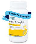 Klaire Labs SFI Health Active B Complex - Methylated Vitamin B Complex with Methyl Folate B12 B6 and More - Support Healthy Energy Brain Liver & Nerve Function 60 Capsules