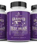 Ancestral Supplements Grass Fed Brain (with Liver) Supports Brain, Mood, Memory Health (180 Capsules)